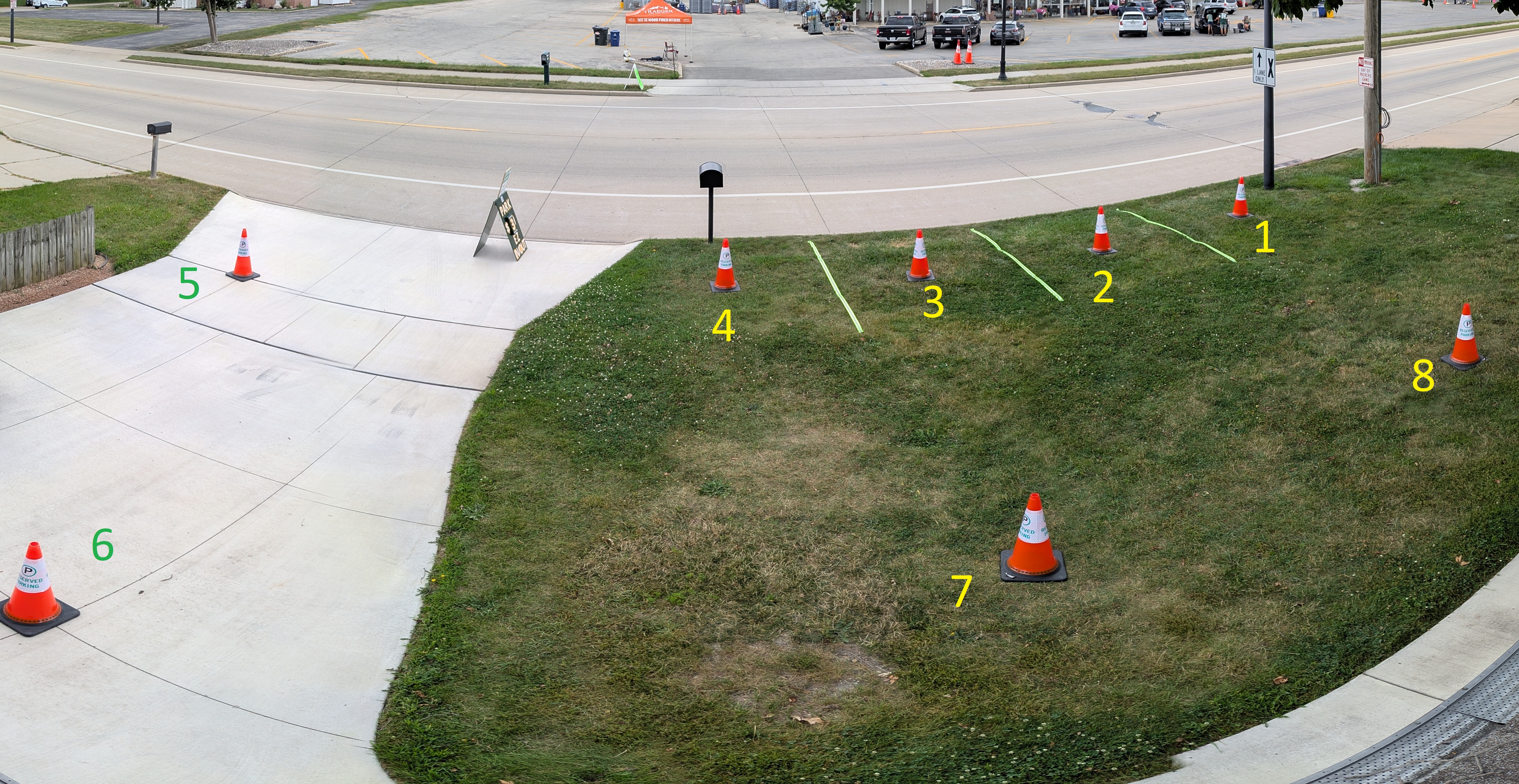 8 Total Parking Spots